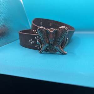 32” Southwestern WOMENS Belt Faux Leather Turquoise Cowboy Boots Horse